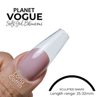 2 BAG SPECIAL - Planet Vogue - Coffin Long - 600 Tips/Bag