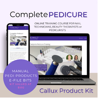 Complete Pedicure Training (Products, Training Manual and certificate)