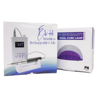 Tech-Pro Eva E-File + PN Speciality Dual Cure Lamp UV/LED Mach III Combo