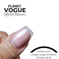 Planet Vogue - Ballerina X-Short  - 600 Tips/Bag